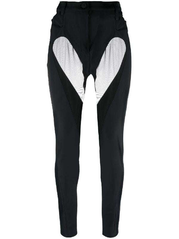 MUGLER Trousers Black Trousers