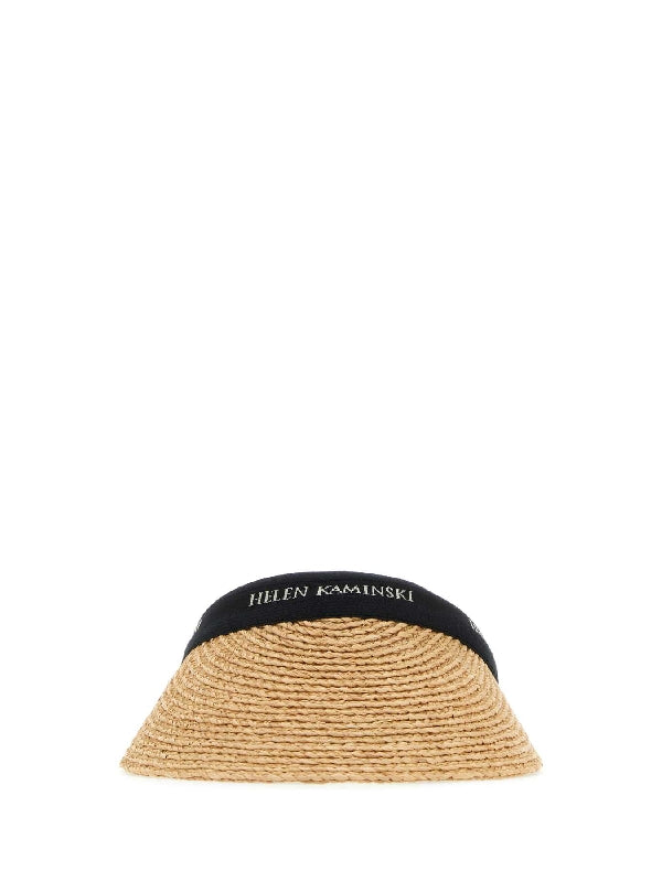 Bianca Raffia Sun Visor Hat