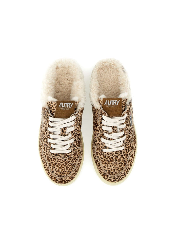 Autry Beige Low Top Sneakers