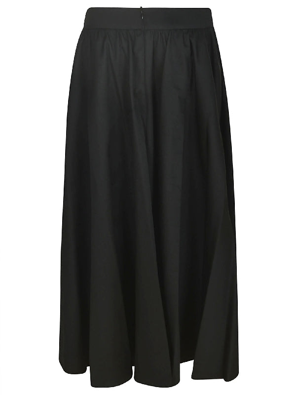 Cotton Pleated Skirt