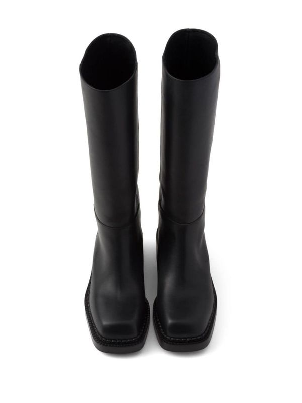 Black Leather
  High Boots