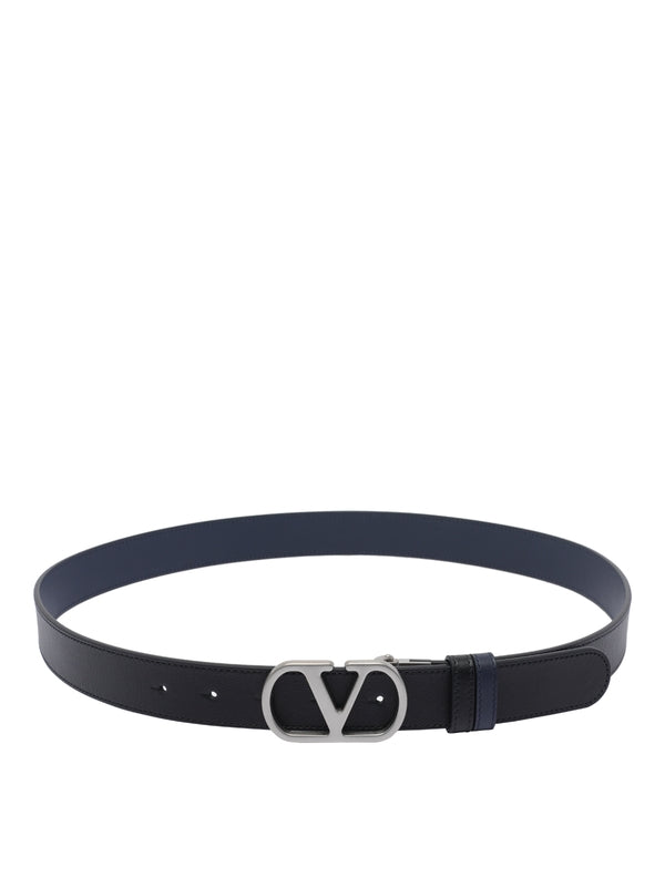 Valentino Black Leather Belts
