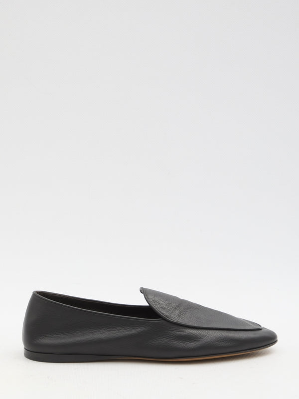 Awar Leather Flat Loafers