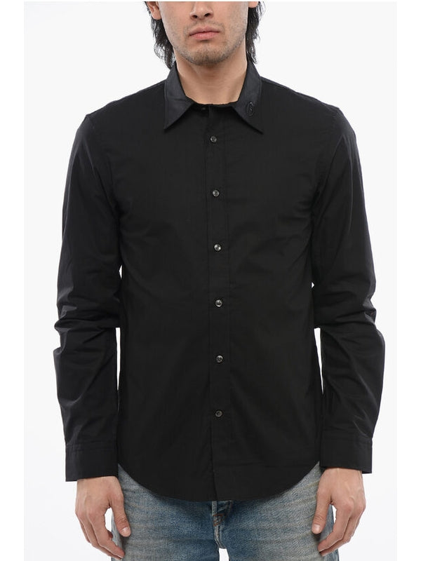 Solid Color Cotton Poplin S-BEN-CL-A Shirt Shirts