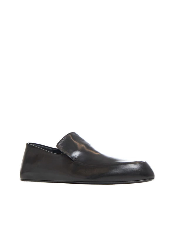 Black Leather Loafers