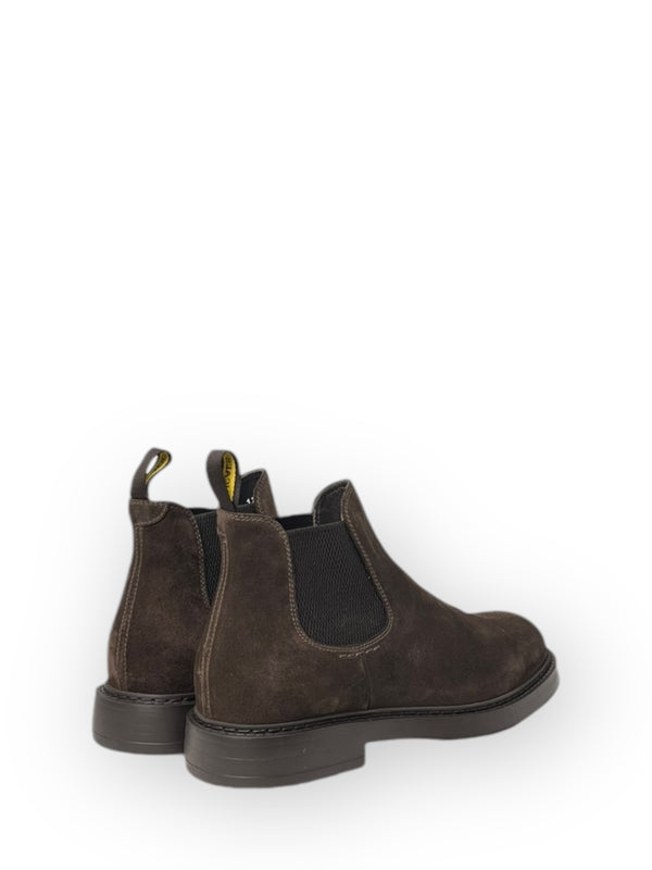 Logo Tab Suede Chelsea Boots