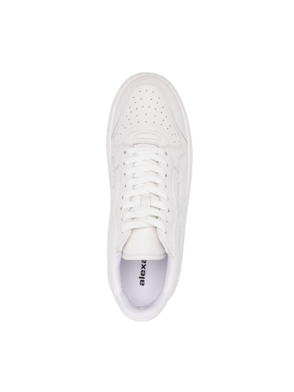 Logo Leather Low-Top Sneakers