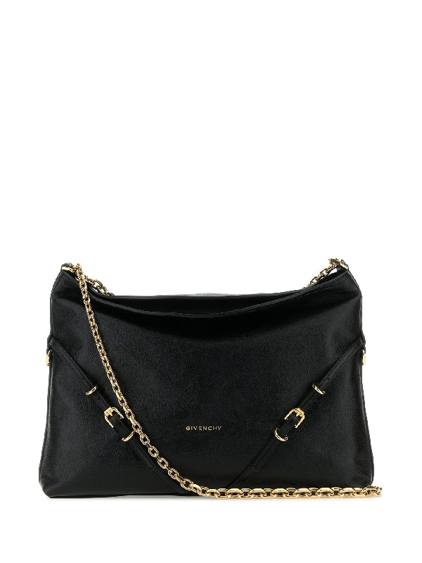 Voyou Leather Chain Medium Shoulder Bag