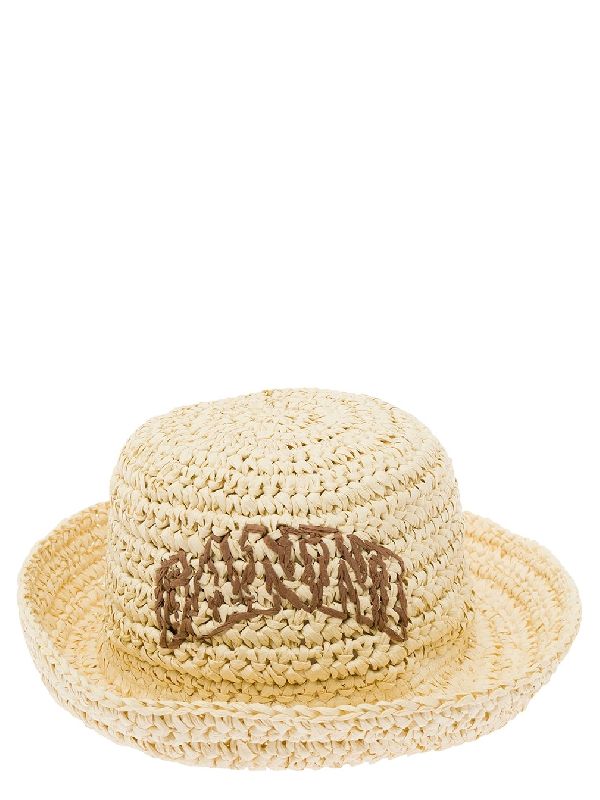 Summer Logo Embroidery Straw Hat