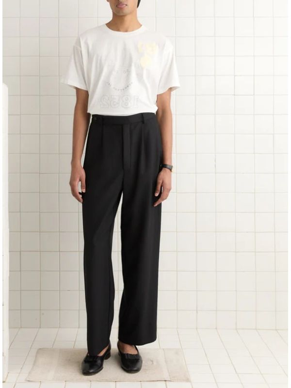 Bode Whtie Reversible Short Sleeve T-shirt