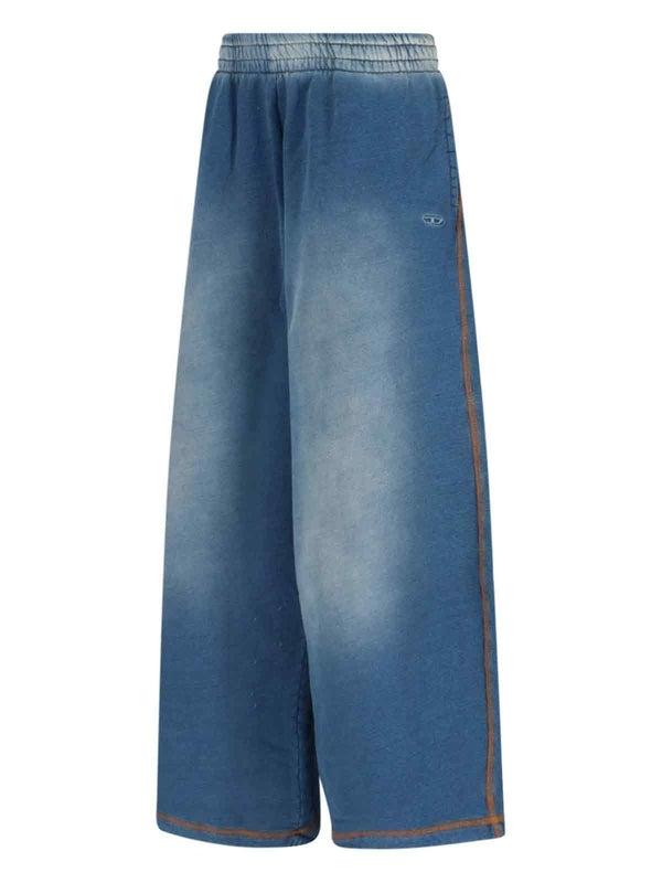 ZENIA Logo Banded Wide Pants