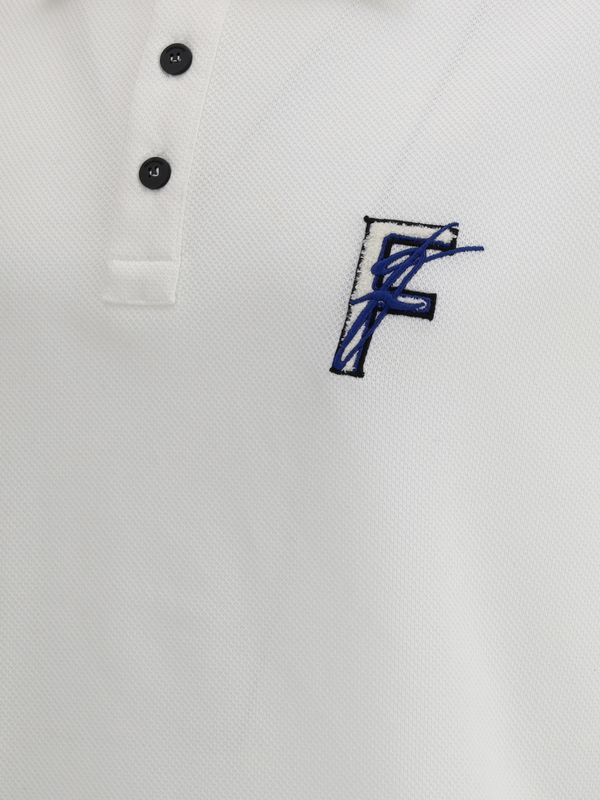 Chest Logo Cotton Polo Shirt