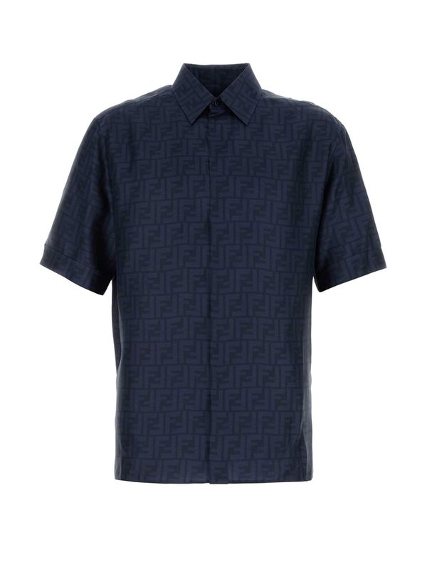 FFパターンシルクシャツ