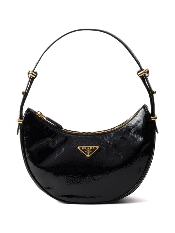 Arke Triangle Logo Leather Shoulder Bag