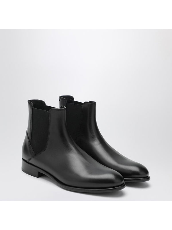 Doucal'S Black Chelsea Boots