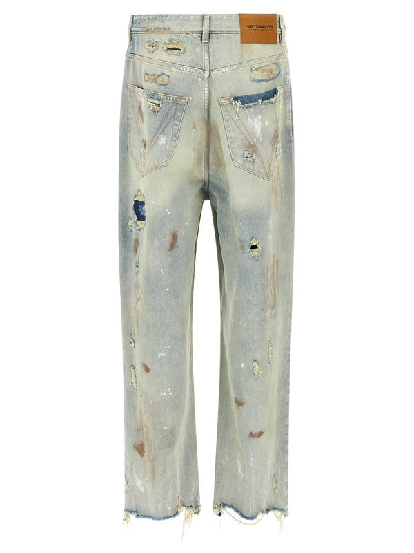 Distress Denim
  Pants