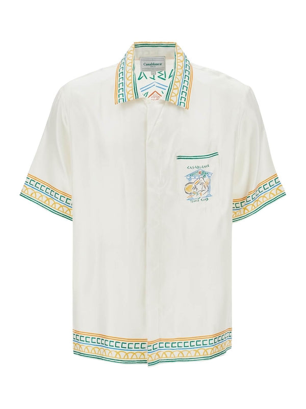 Tennis Club Silk Short-sleeve Shirt