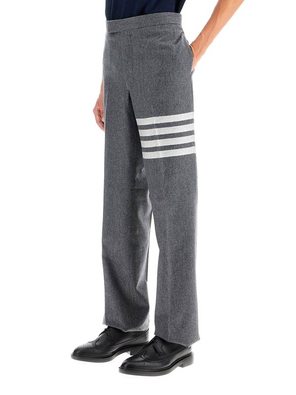 4-Bar Wool Cashmere Pants