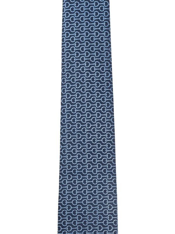 Gg Logo Silk Tie