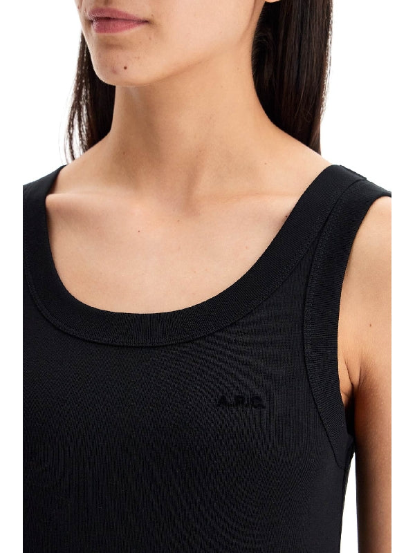 Agathe Logo Sleeveless Top - Jente