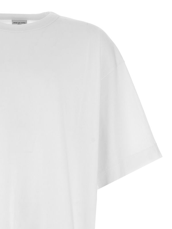 White Oversized Cotton Short Sleeve
  T-Shirt