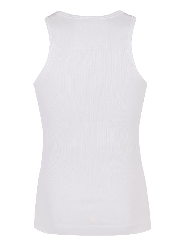 4g Logo Hem Sleeveless Top