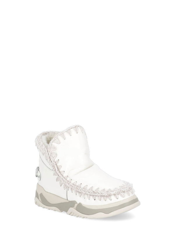 Eskimo Rhinestone Logo High-Top Sneakers