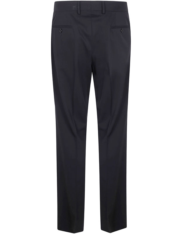 Tapered Wool Tailored Pants