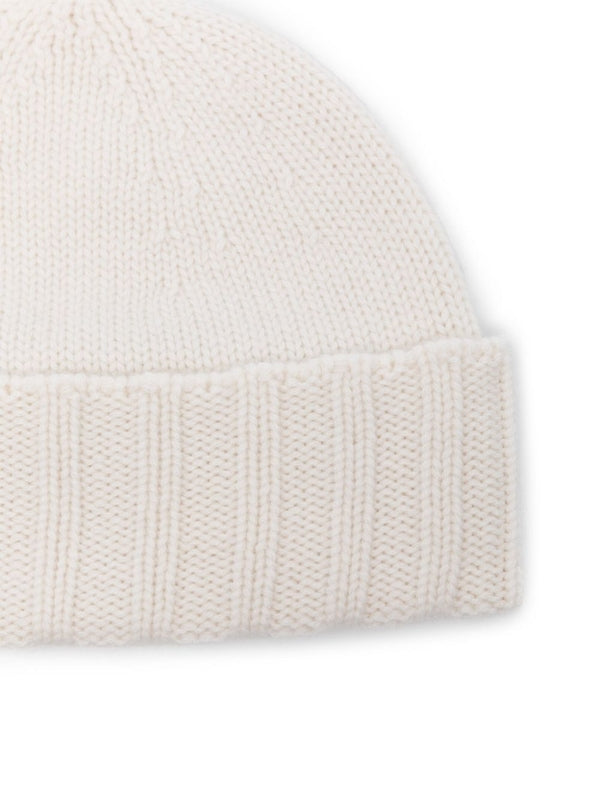 Ribbed Cashmere Beanie