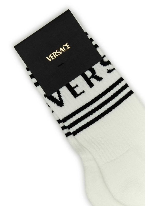 Jacquard Logo Cotton Socks