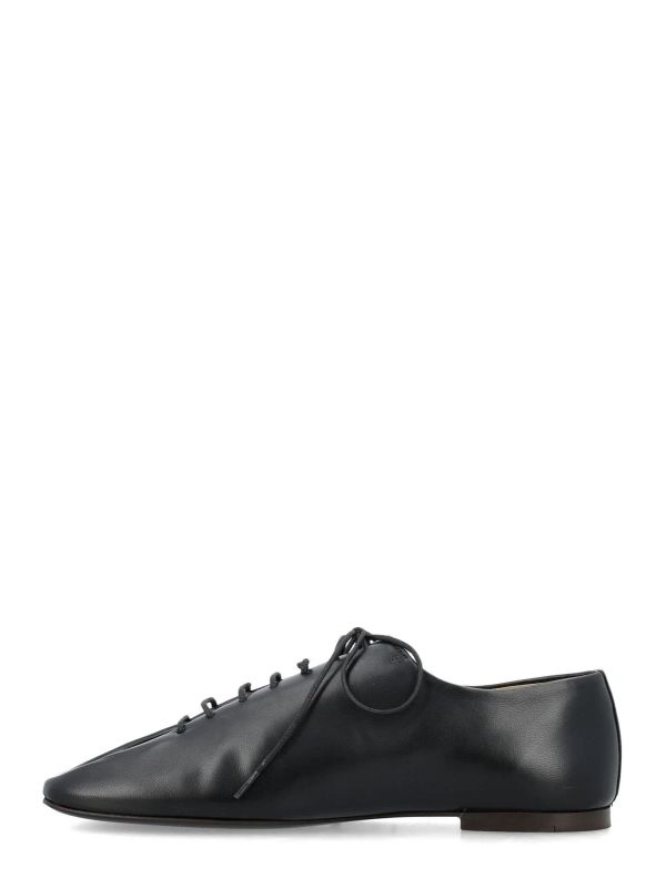 Souris Square Toe Lace-Up Shoes