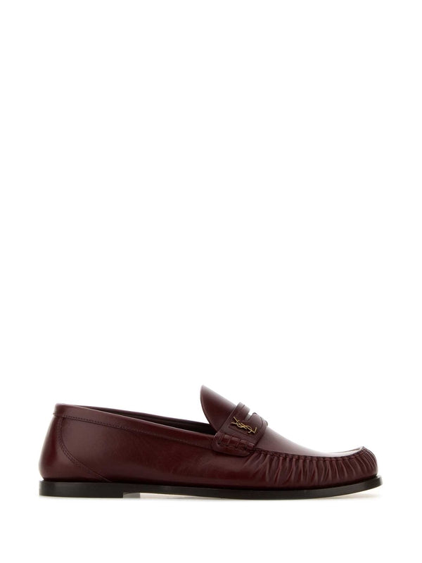 Saint Laurent Burgundy Loafers