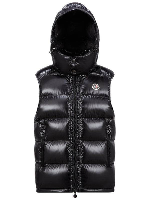 Bormes Logo Nylon Hooded Vest