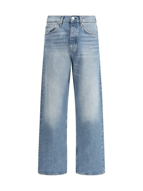 Twist Wide Denim Pants