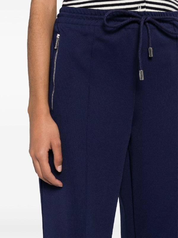 Zipper Pocket Bootcut Track Pants