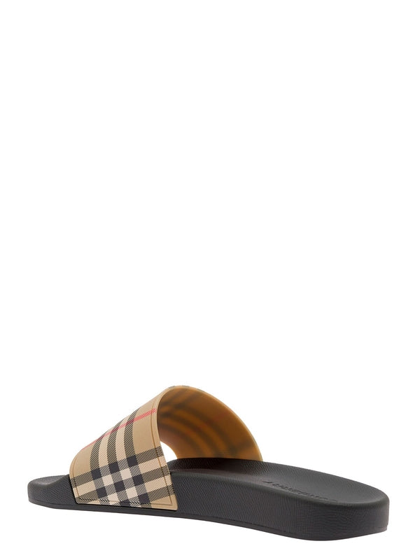 Burberry Beige Slides