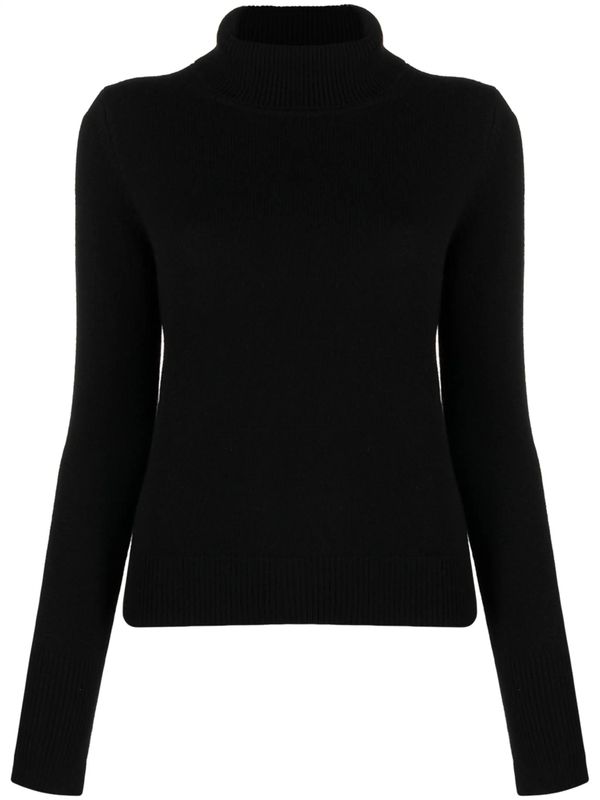 Joseph Sweaters Black Knitted