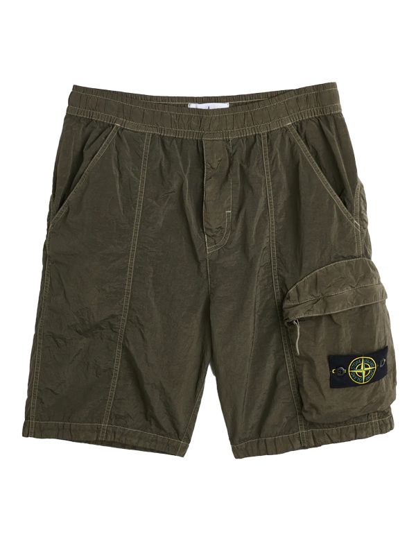 Wappen Patch Nylon Metal Cargo Shorts