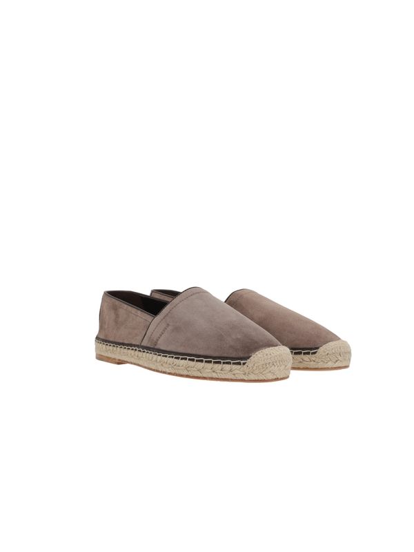 Logo Leather Espadrilles