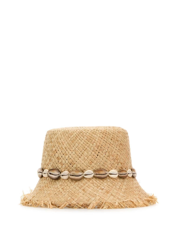 Alanui Beige Bucket Hats