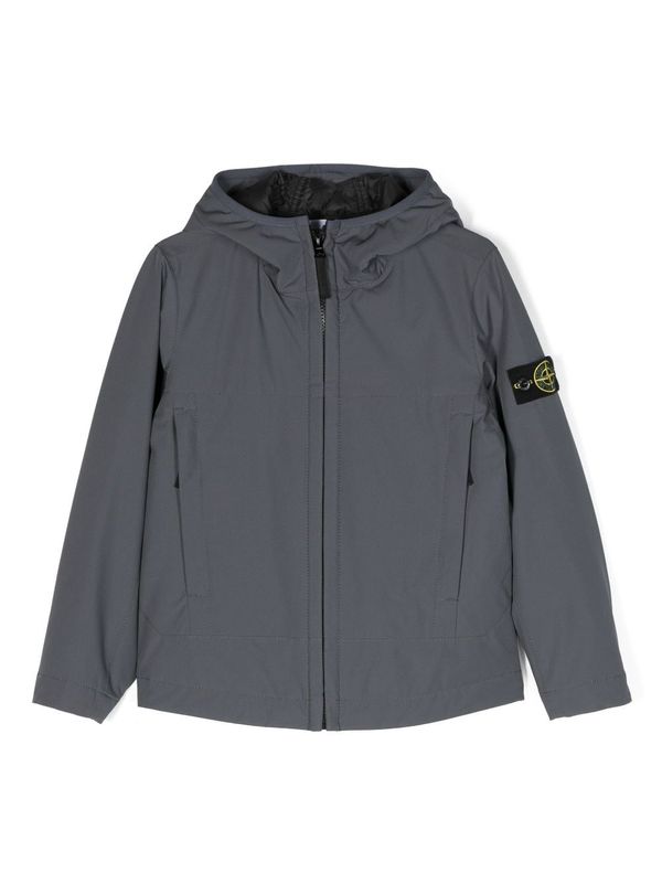 Wappen Patch Hood Zip-up Jacket