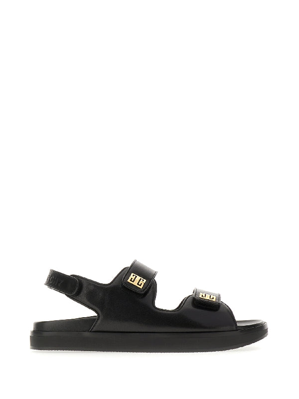 4G Metal Logo Velcro Strap Sandals