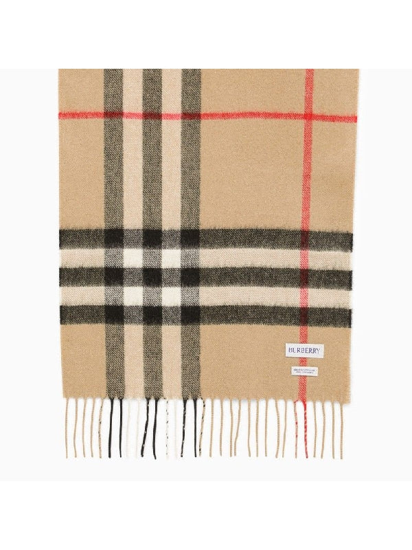 Vintage Check Cashmere Muffler