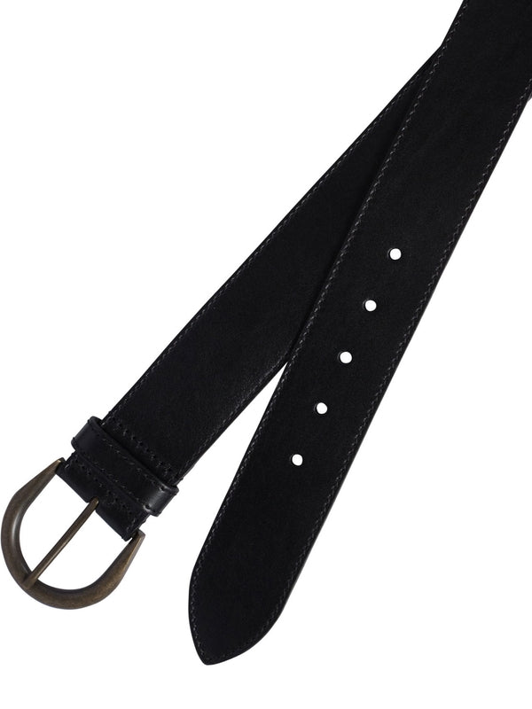 Black Leather Belt