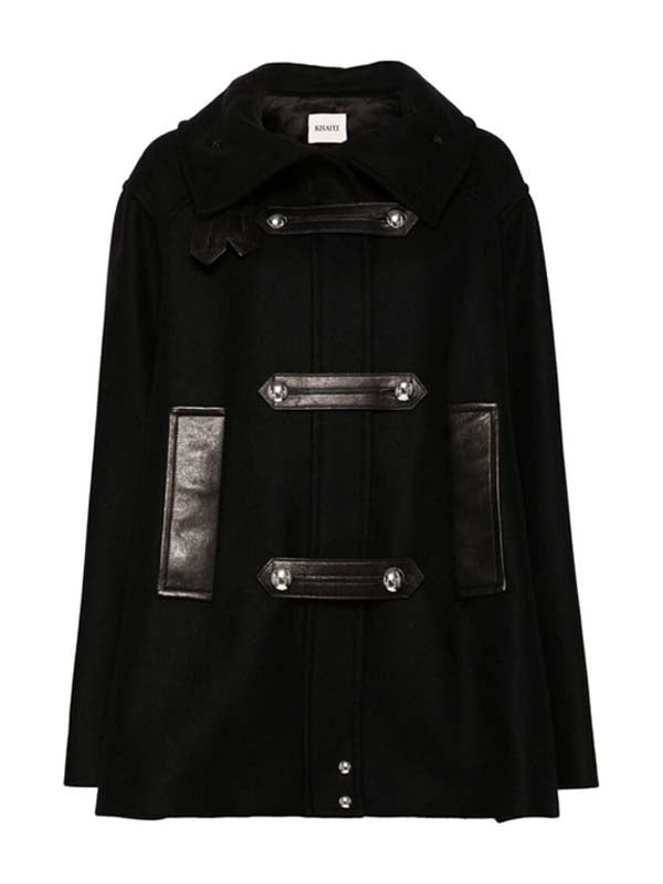 Melbo Wool Nylon Hooded Coat