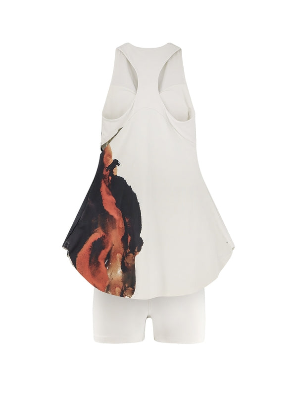 Y-3 White Mini Dress
