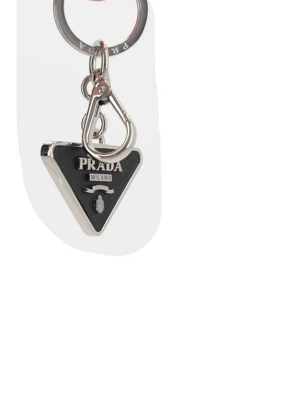 Triangle Logo Metal Keyring