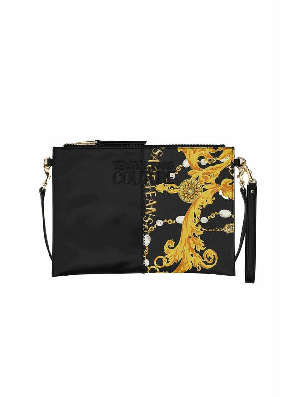 Baroque Logo Pattern Clutch Bag