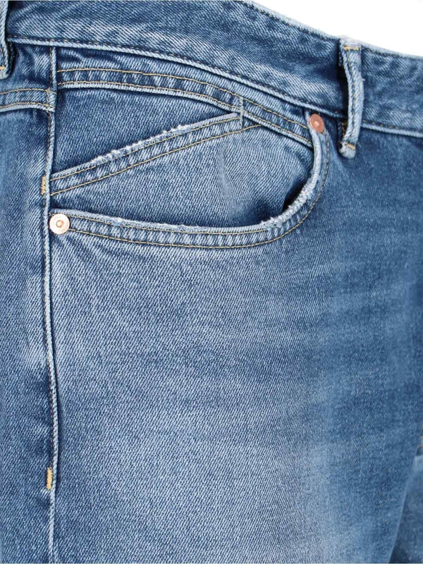 Logo Detail Denim Pants