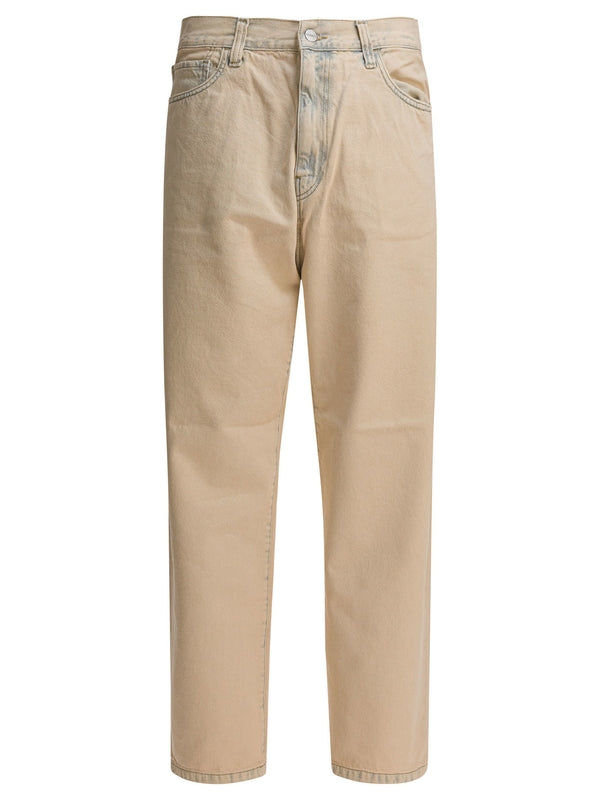 Carhartt Beige Blue Denim Pants